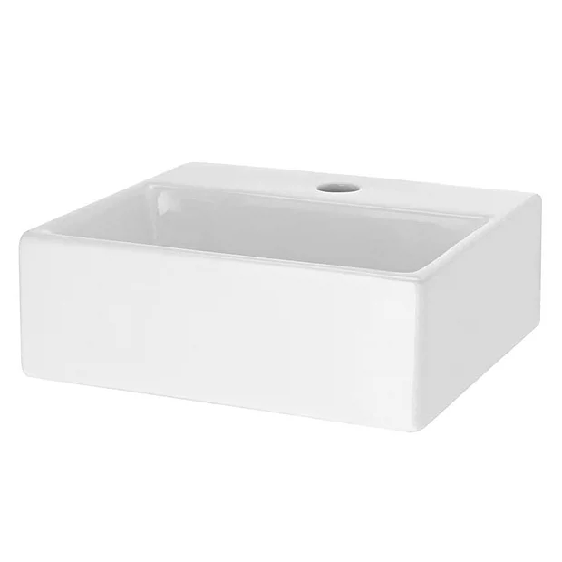 Nuie Rectangular Small Counter Top Basin 1TH 335 X 295mm 3 Nuie Rectangular Small Counter Top Basin 1TH 335 X 295mm