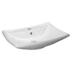Nuie - 605 X 445mm Rectangular Ceramic Counter Top Basin - 1 Tap Hole
