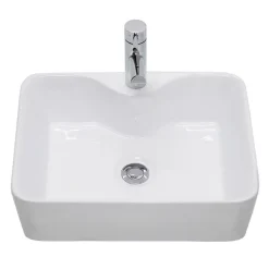 Nuie Tide Counter Top Vessel 1TH - 485 X 374mm 10 Nuie Tide Counter Top Vessel 1TH - 485 X 374mm -Croydex shop nbv119d1
