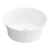 Nuie Round 360mm Sit-On Countertop Vessel Basin -Croydex shop nbv167 n d1