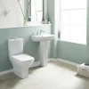Nuie Ava 545mm 1TH Basin & Pedestal -Croydex shop ncg450 d1n