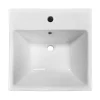 Victorian Plumbing Novus 510 X 500mm Square Ceramic Counter Top Basin - 1 Tap Hole -Croydex shop nct510 d2