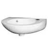 Nuie - Round 350mm Wall Hung Cloakroom Basin - 1 Tap Hole -Croydex shop ncu932l
