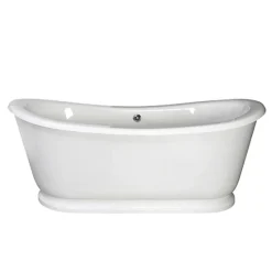 Nuie Alice 1750 Double Ended Roll Top Slipper Bath With Skirt -Croydex shop nfb002detail1