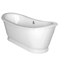 Nuie Alice 1750 Double Ended Roll Top Slipper Bath With Skirt -Croydex shop nfb002detail2