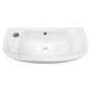Victorian Plumbing Nile Compact 455 X 205mmm Wall Hung Cloakroom Basin -Croydex shop nil455 d2