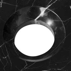 Victorian Plumbing Nero Margiua 430mm Round Marble Basin 0TH 10 Victorian Plumbing Nero Margiua 430mm Round Marble Basin 0TH -Croydex shop nm001 d2