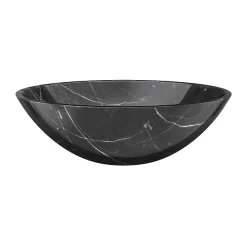 Victorian Plumbing Nero Margiua 430mm Round Marble Basin 0TH