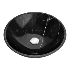 Victorian Plumbing Nero Margiua 430mm Round Marble Basin 0TH 13 Victorian Plumbing Nero Margiua 430mm Round Marble Basin 0TH -Croydex shop nm001 nd1