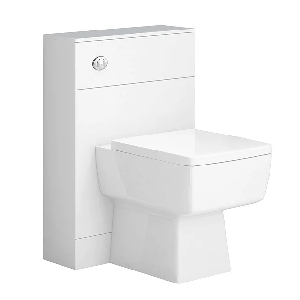 Nova Bathroom Nova High Gloss White BTW WC Unit Incl. Cistern + Square Pan W500 X D200mm 4 Nova Bathroom Nova High Gloss White BTW WC Unit Incl. Cistern + Square Pan W500 X D200mm - Image 2