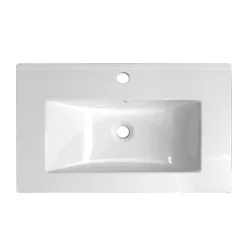 Nova Bathroom Nova High Gloss White Vanity Bathroom Suite - W1300 X D400/200mm -Croydex shop novahighglosswhitevanitybathroomsuitenwcvtfwd3