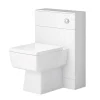 Nova Bathroom Nova High Gloss White Vanity Bathroom Suite - W1300 X D400/200mm -Croydex shop novahighglosswhitevanitybathroomsuitew1300d2