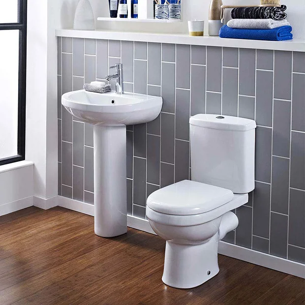 Nuie Ivo Ceramic 4 Piece Bathroom Suite 4 Nuie Ivo Ceramic 4 Piece Bathroom Suite - Image 2