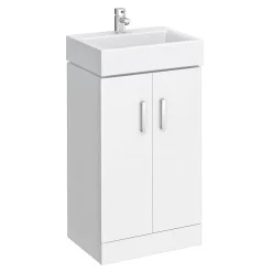 Nova Bathroom Nova Small Cloakroom Suite - Gloss White 13 Nova Bathroom Nova Small Cloakroom Suite - Gloss White -Croydex shop nvclkfs2