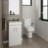 Nova Bathroom Nova Small Cloakroom Suite - Gloss White