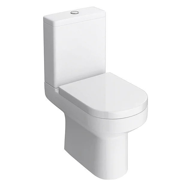 Nova Bathroom Nova Small Cloakroom Suite - Gloss White 5 Nova Bathroom Nova Small Cloakroom Suite - Gloss White - Image 3