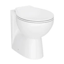 Nui Sienna 500mm BTW Toilet Unit Inc. Cistern + Soft Close Seat (Depth 200mm) -Croydex shop nvs142btw002nts010 d1