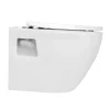 Nova Bathroom Nova Rimless Round Wall Hung Pan W. Soft Close Seat 2 Nova Bathroom Nova Rimless Round Wall Hung Pan W. Soft Close Seat -Croydex shop nvwh56 d3