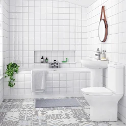 Victorian Plumbing Orion Modern Short Projection Toilet + Soft Close Seat