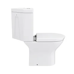 Victorian Plumbing Orion Modern Corner Toilet + Soft Close Seat -Croydex shop orcrnwc detail2