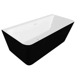 Victorian Plumbing Orion Matt Black Back To Wall Modern Square Bath (1700 X 740mm) 13 Victorian Plumbing Orion Matt Black Back To Wall Modern Square Bath (1700 X 740mm) -Croydex shop ori17blk nw d4