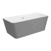Victorian Plumbing Orion Matt Grey Back To Wall Modern Square Bath (1700 X 740mm) 1 Victorian Plumbing Orion Matt Grey Back To Wall Modern Square Bath (1700 X 740mm) -Croydex shop ori17gry nw d5
