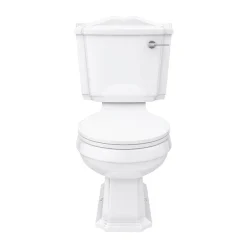 Victorian Plumbing Oxford Close Coupled Traditional Toilet WC With Toilet Seat -Croydex shop oxp01 n d4