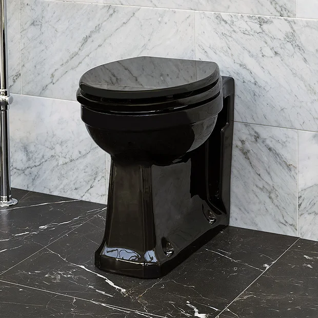 Urlington Bathroom Burlington Jet Black Back To Wall Pan 3 Urlington Bathroom Burlington Jet Black Back To Wall Pan