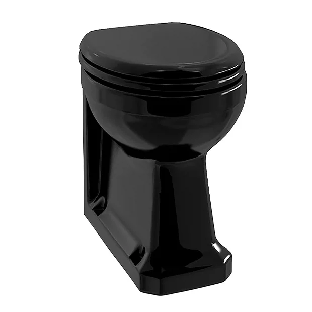 Urlington Bathroom Burlington Jet Black Back To Wall Pan 4 Urlington Bathroom Burlington Jet Black Back To Wall Pan - Image 2