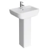 Victorian Plumbing Pro 600 Modern Shower Bath Suite -Croydex shop p600bs n d6