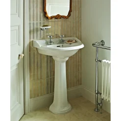 Heritage Bathroom Heritage Dorchester 1TH Standard Basin & Pedestal