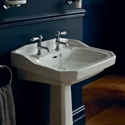 Heritage Bathroom Heritage - Granley Standard Basin & Pedestal - Various Tap Hole Options 8 Heritage Bathroom Heritage - Granley Standard Basin & Pedestal - Various Tap Hole Options -Croydex shop pgrw051pgrw09 d1