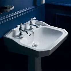 Heritage Bathroom Heritage - Granley Cloakroom Basin & Pedestal -Croydex shop pgrw071pgrw09 d1