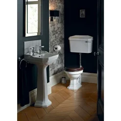 Heritage Bathroom Heritage - Granley Low-level WC & Chrome Flush Pack