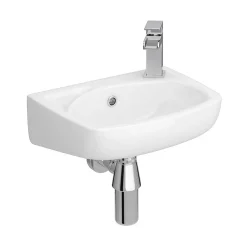 Nuie 350mm Wall Hung Basin - 1 Tap Hole -Croydex shop premier350mmwallhungbasin1thncu832l