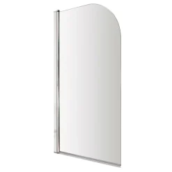 Nuie Curved Top Straight Hinged Barmby Shower Bath -Croydex shop premiercurvedstraighthingedlintonshowerbathd1