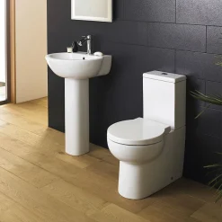 Nuie Holstein Flush To Wall Toilet + Soft Close Seat