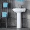Nuie Lawton 550mm Basin With Full Pedestal -Croydex shop premierlawton550mmbasinwithfullpedestald1