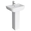 Victorian Plumbing Pro 600 Grey Modern Free Standing Bath Suite -Croydex shop pro600greymodernfreestandingbathsuite d3