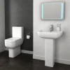 Victorian Plumbing Pro 600 Modern Comfort Height Toilet + Soft Close Seat -Croydex shop pro600moderncomfortheighttoiletwithsoftcloseseatdetail1