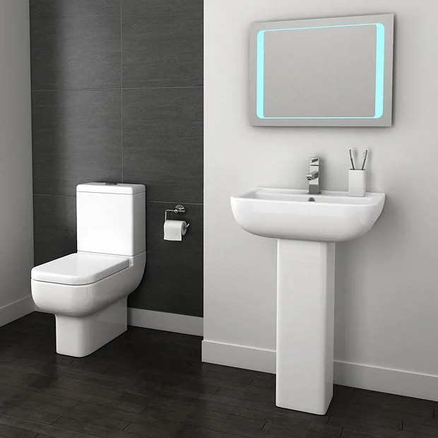 Victorian Plumbing Pro 600 Modern Short Projection Toilet + Soft Close Seat 5 Victorian Plumbing Pro 600 Modern Short Projection Toilet + Soft Close Seat - Image 3