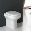 RAK Ceramic RAK Compact BTW WC With Soft Close Wrap Over Urea Seat 2 RAK Ceramic RAK Compact BTW WC With Soft Close Wrap Over Urea Seat -Croydex shop rakcompactbtwwcwithtoiletseatd1