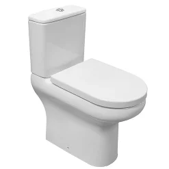 RAK Ceramic RAK Compact Deluxe Full Access (Open) Close Coupled Toilet With Soft Close Seat