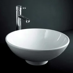 RAK Ceramic RAK - Diana Round Vanity Bowl - 2 Size Options -Croydex shop rakdianaroundvanitybowlnl