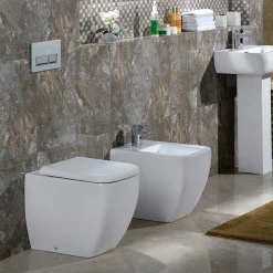 RAK Ceramic RAK Metropolitan Back To Wall Pan + Soft Close Urea Seat