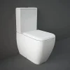 RAK Ceramic RAK Metropolitan Close Coupled BTW Toilet + Quick Release Soft Close Urea Seat -Croydex shop rakmetropolitanclosecoupledbtwtoilet d1