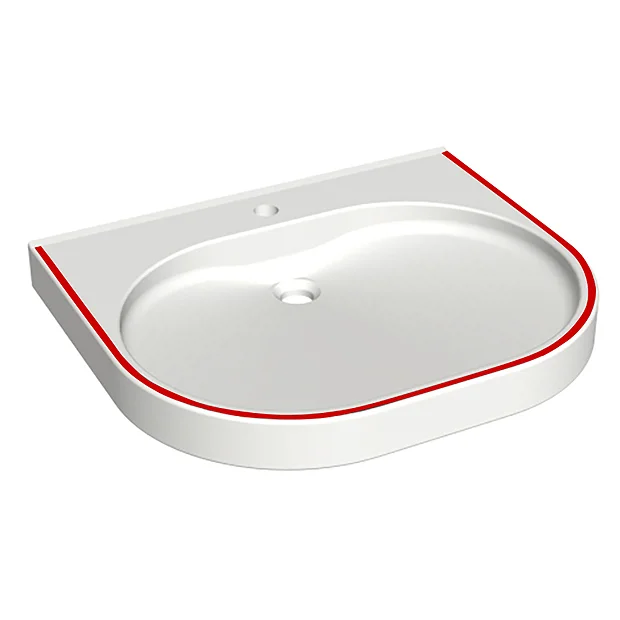 Franke ANMW504-RED 450mm VariusCare Wheelchair Accessible Washbasin 4 Franke ANMW504-RED 450mm VariusCare Wheelchair Accessible Washbasin - Image 2