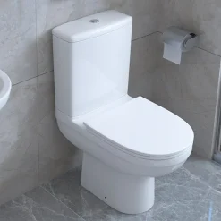 Victorian Plumbing Ringo 4-Piece Modern Bathroom Suite -Croydex shop rg4pc d4