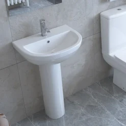 Victorian Plumbing Ringo 4-Piece Modern Bathroom Suite