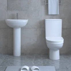 Victorian Plumbing Ringo Rimless Modern Toilet -Croydex shop rgcct d4